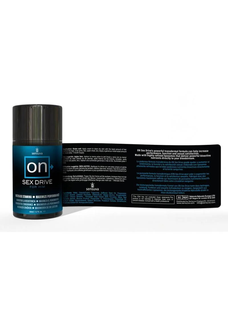 on Sex Drive for Him Male Pleasure Gel, 1.7Oz