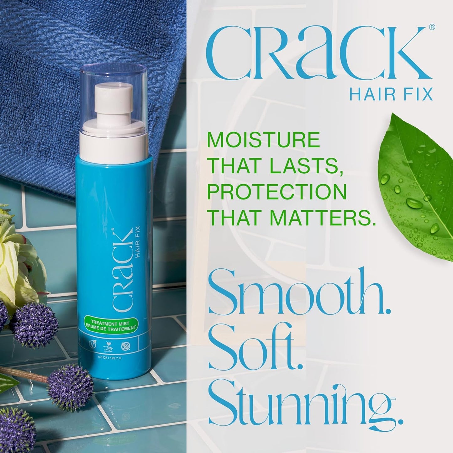 HAIR FIX Mist Spray - Moisturizes & Protects Hair from Dryness & Thermal Damage, Improves Texture - 6 Oz