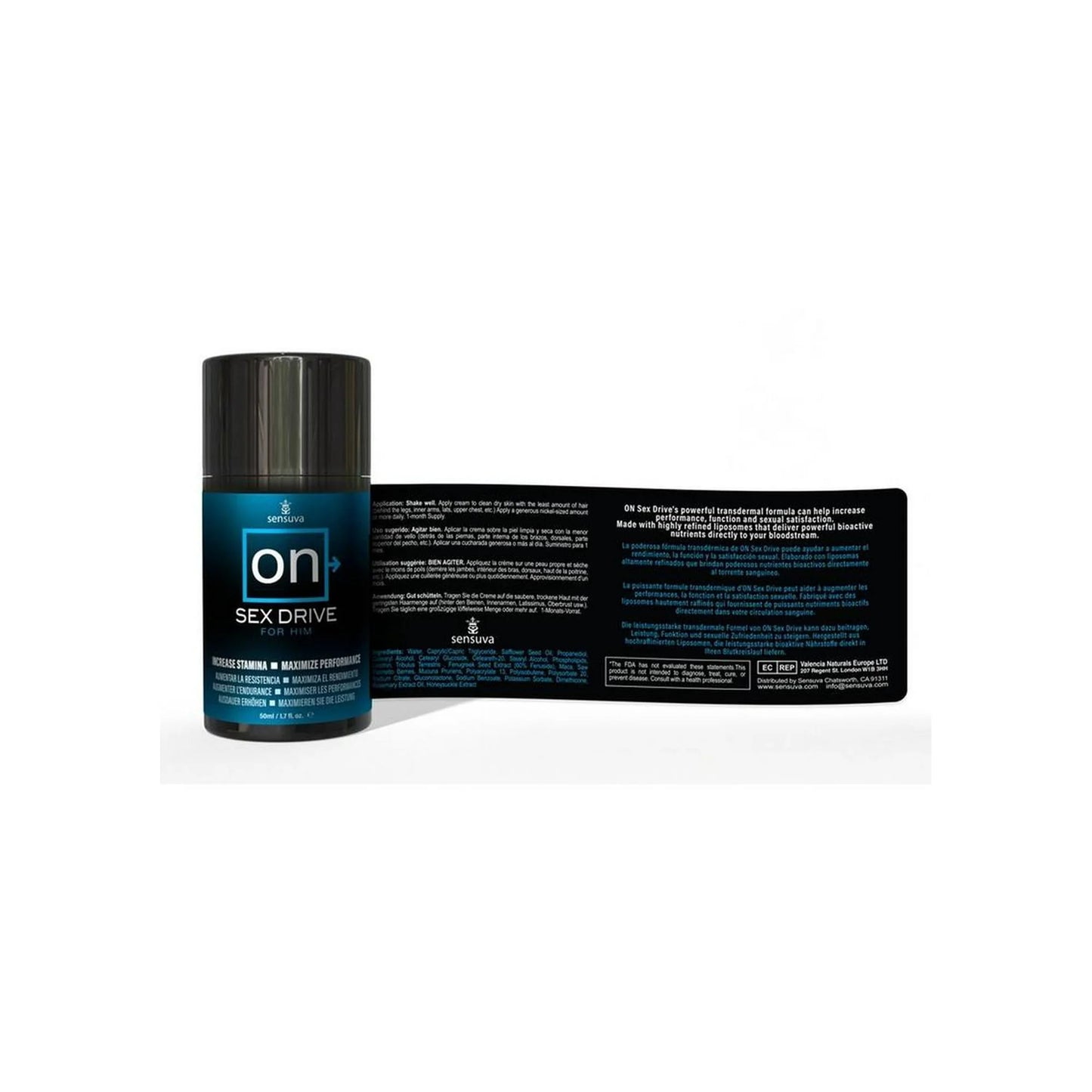 on Sex Drive for Him Male Pleasure Gel, 1.7Oz